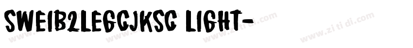 SweiB2LegCjKsc Light字体转换